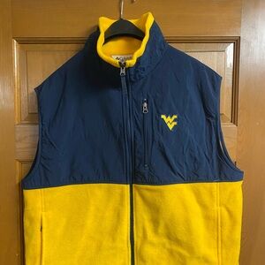 WVU Columbia Fleece Vest, brand new size XL